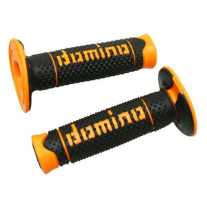 REVETEMENT POIGNEE MOTO DOMINO NOIR ORANGE